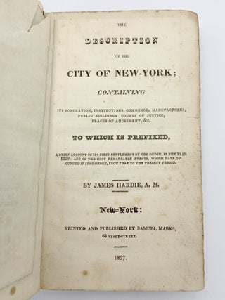 The Description of the City of New York