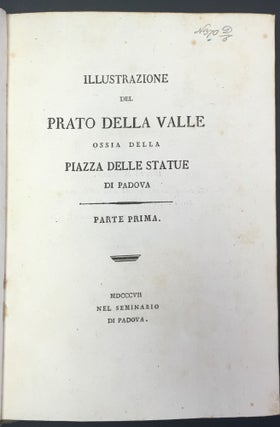 Illustrazione del Prato della Valle ossia della Piazza delle Statue di Padova