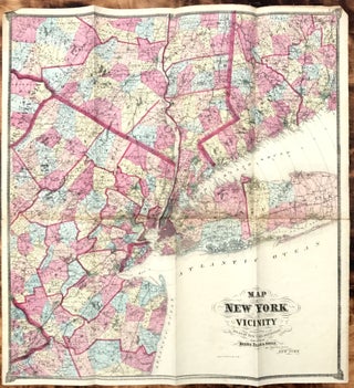 Item #402248 Map of New York and Vicinity. Frederick W. BEERS