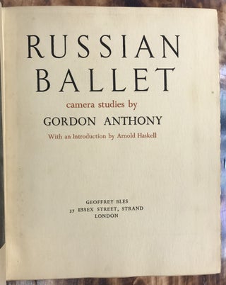Russian Ballet; Introduction by Arnold Haskell