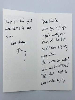 Item #402914 Autograph note signed to Charles Crawford. James MERRILL