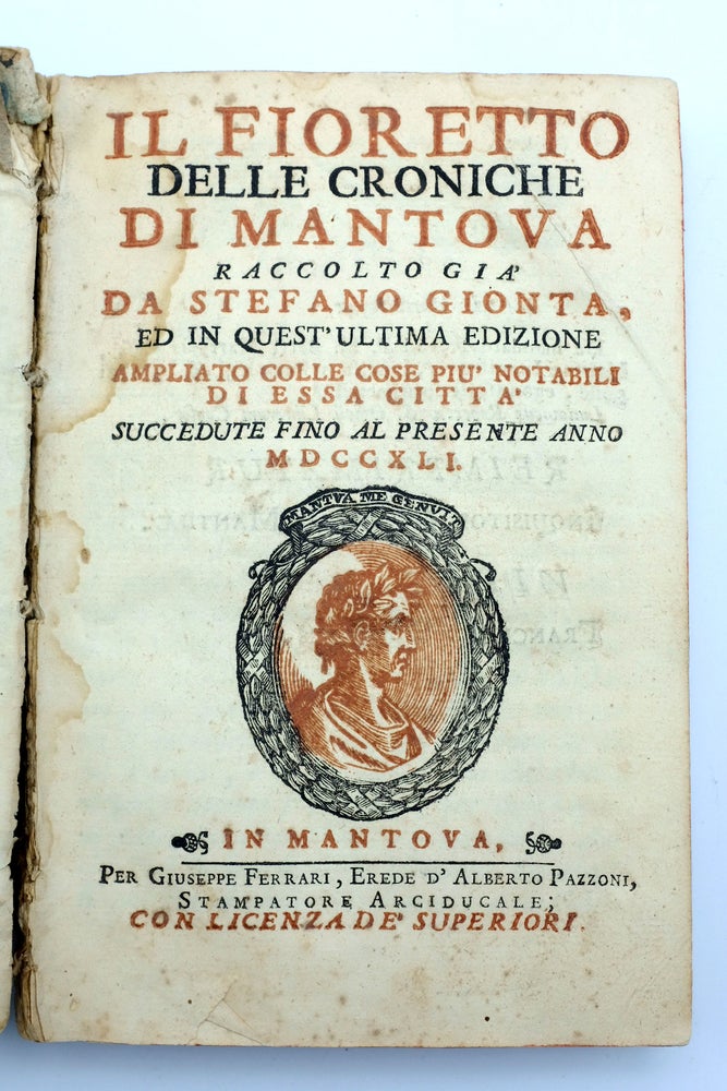 Item #403002 Il fioretto delle Croniche di Mantova. Stefano GIONTA, ca.