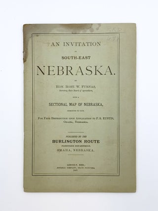 Item #403729 An Invitation to South-East Nebraska. Robert W. FURNAS