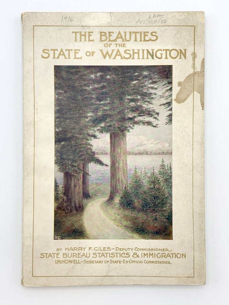 Item #403746 The Beauties of the State of Washington. A Book for Tourists. Harry F. GILES.