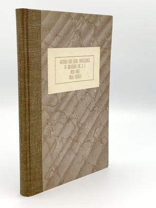 Item #403789 History and Proceedings of Buckskin Joe. Accompanying the Mining Laws of the...
