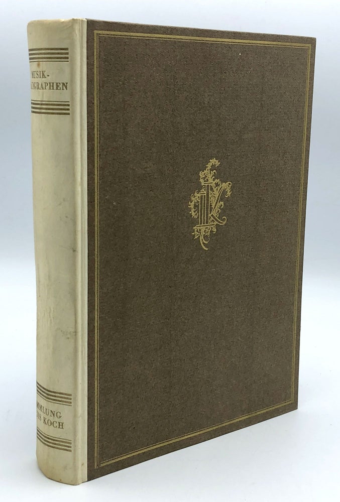Item #403889 Manuskripte Briefe Dokumente von Scarlatti bis Stravinsky. Katalog der Musikautographen-Sammlung Louis Koch. KOCH COLLECTION, Dr. Georg KINSKY.