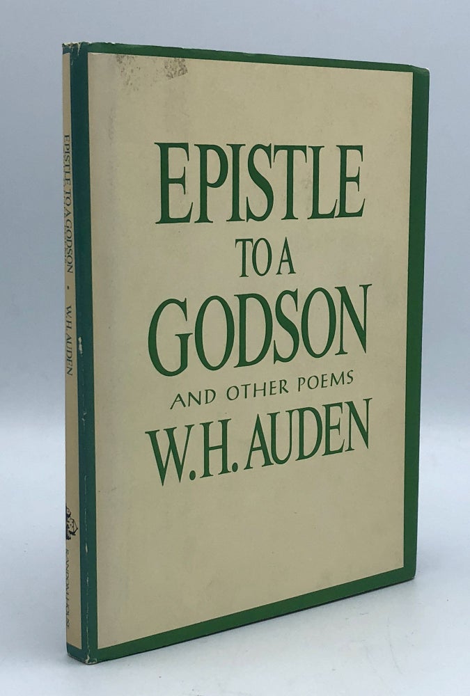 Item #403930 Epistle to a Godson and Other Poems. W. H. AUDEN.