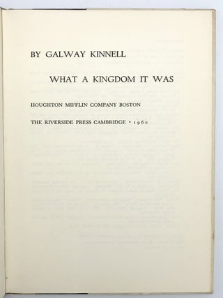 What a Kingdom It Was
