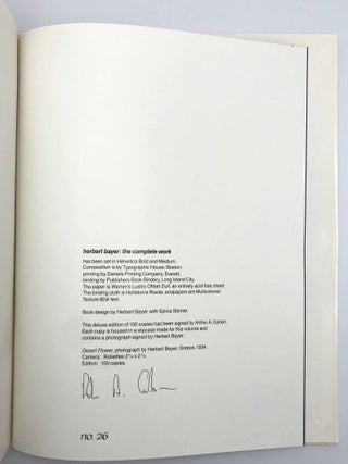 Herbert Bayer: The Complete Work