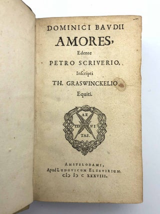 Amores, edente Petro Scriverio, inscripti Th. Graswinckelio, equiti