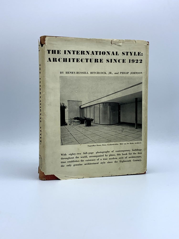 Item #404795 The International Style: Architecture Since 1922. Henry-Russell HITCHCOCK, Jr., Philip JOHNSON.