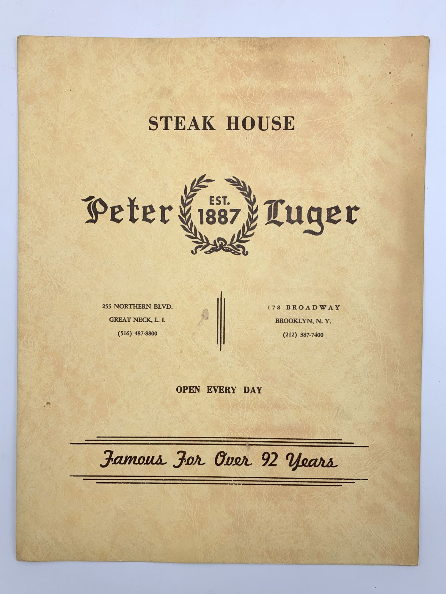 Collection of approximately 100 vintage menus | RESTAURANT MENUS