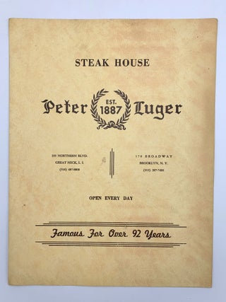 Collection of approximately 100 vintage menus