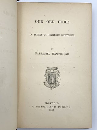 Our Old Home: A Series of English Sketches