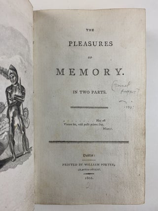 The Pleasures of Memory. In Two Parts