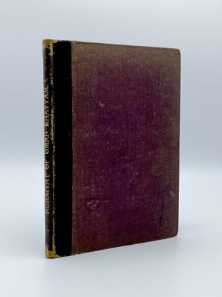 Item #405815 Rubaiyat of Oman Khayyam. Omar KHAYYAM, Edward FITZGERALD