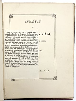 Rubaiyat of Oman Khayyam