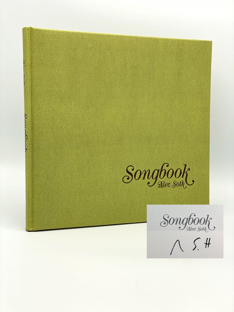 Item #406371 Songbook [signed first edition]. Alec SOTH.