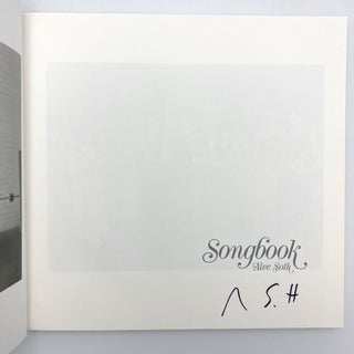 Songbook [signed first edition]