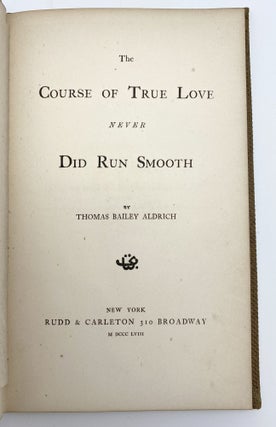 The Course of True Love Never Did Run Smooth