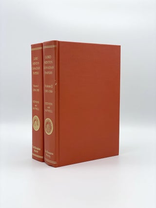 Item #406630 Lord Minto's Canadian Papers: A Selection of the Public and Private Papers of the...