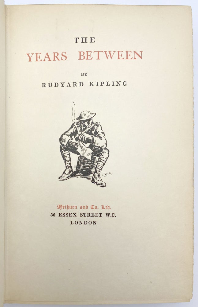 Item #406714 The Years Between. Rudyard KIPLING.