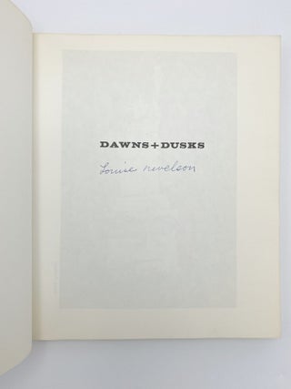 Dawns + Dusks. Taped Conversations with Diana MacKown