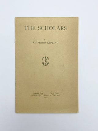 Item #406897 The Scholars. Rudyard KIPLING