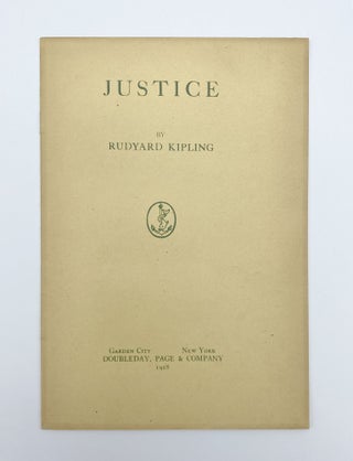 Item #406898 Justice. Rudyard KIPLING