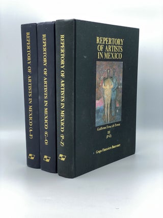 Item #407027 Repertory of Artists in Mexico: Plastic and Decorative Arts (Volumes 1-3). Guillermo...