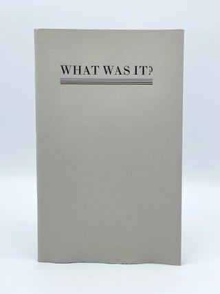 Item #407687 What Was It? Fitz-James O'BRIEN