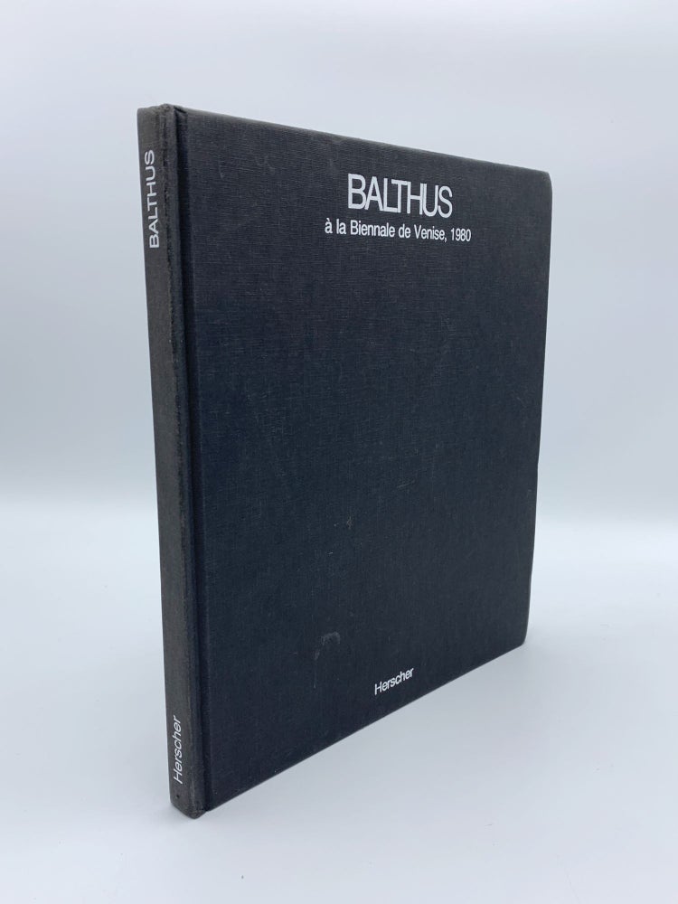 Item #407874 Balthus: á la Biennale de Venise, 1980. BALTHUS, Jean LEYMARIE, FEDERICO FELLINI, artist.