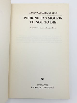 Pour Ne Pas Mourir / To Not To Die