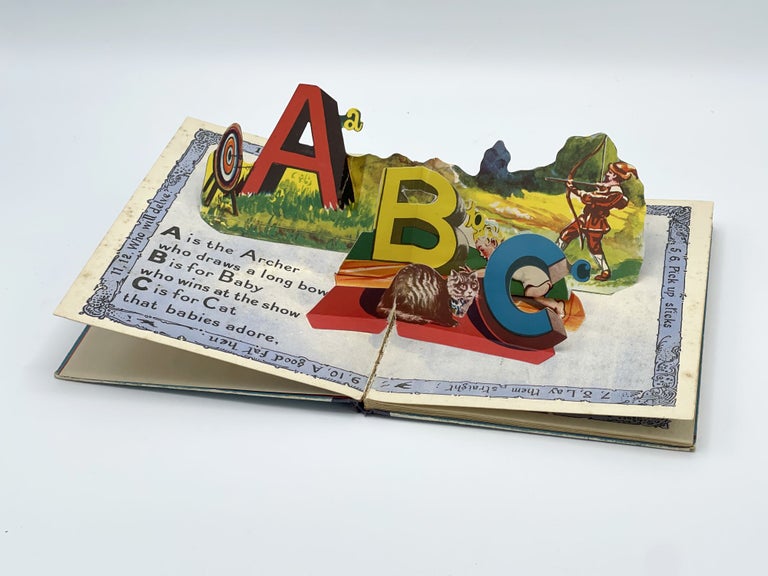 Item #408093 The Daily Express A.B.C. A Book in Which All the Letters of the Alphabet Stand up in Life-Like Form When the Pages Open. MOVABLE BOOK.