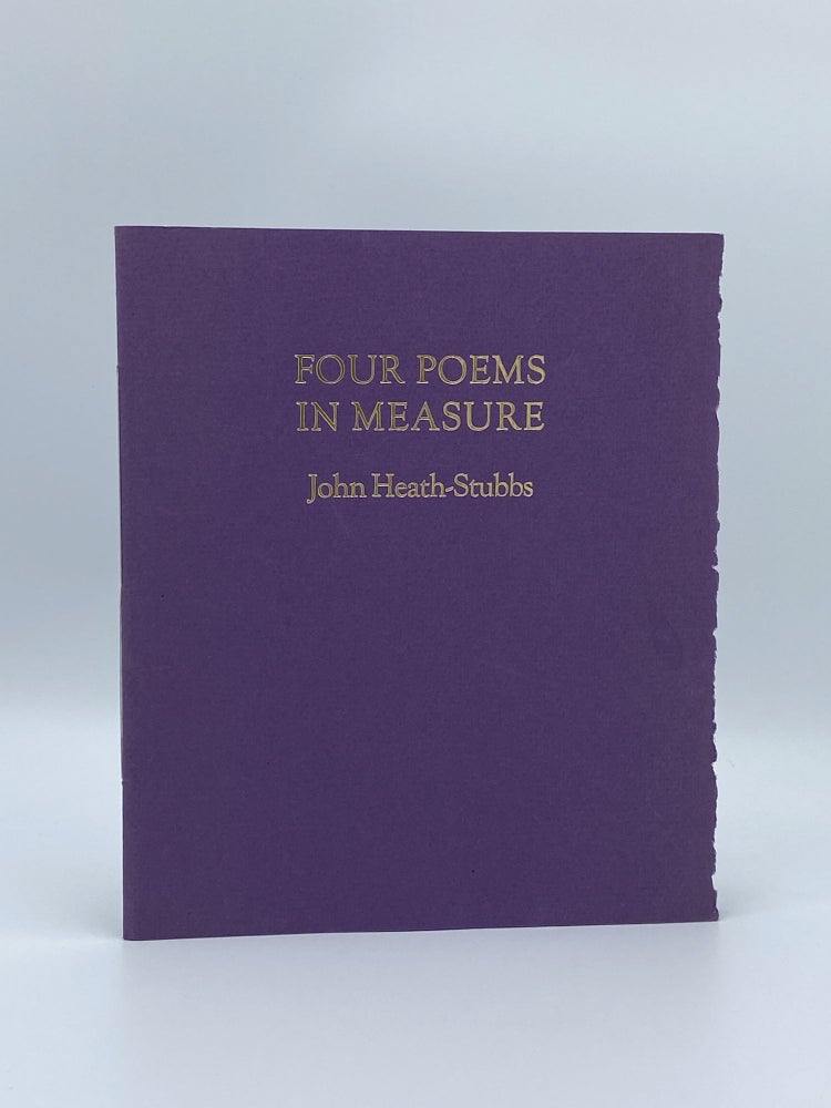 Item #408140 Four Poems in Measure. John HEATH-STUBBS, Carolyn HARRIS, illustration by.