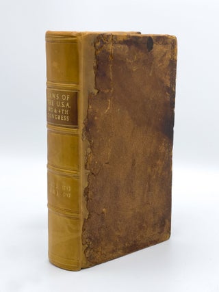 Item #408265 The Laws of the United States of America. Volume III - Acts Passed at the First...