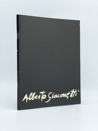 Item #408392 Exhibition of Sculpture, Paintings & Drawing by Alberto Giacometti. Alberto...