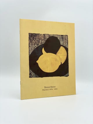 Item #408411 Donald Sultan: Paintings 1978-1992. Donald SULTAN, Donald KUSPIT, artist, essay by