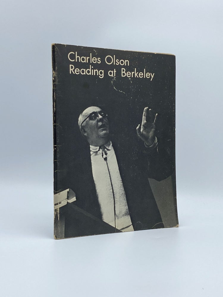 Item #408433 Charles Olson: Reading at Berkeley. Charles OLSON, Zoe BROWN, transcribed by.