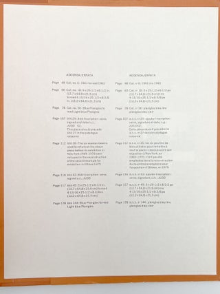 A Catalogue of the Exhibition at the National Gallery of Canada / Catalogue Raisonné of Paintings, Objects and Wood-Blocks 1960-1974