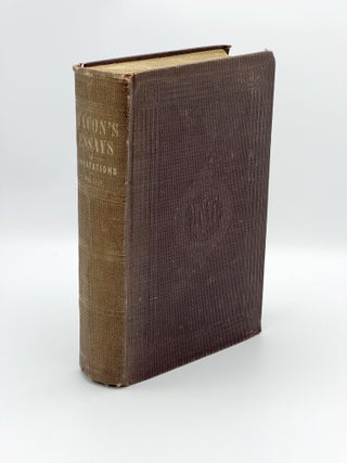 Item #408706 Bacon's Essays: With Annotations. Edward CONKLING, his copy, Francis BACON, Richard...