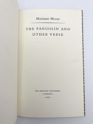 The Pangolin and Other Verse