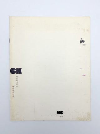 Item #408935 I Nudi. George KRAUSE