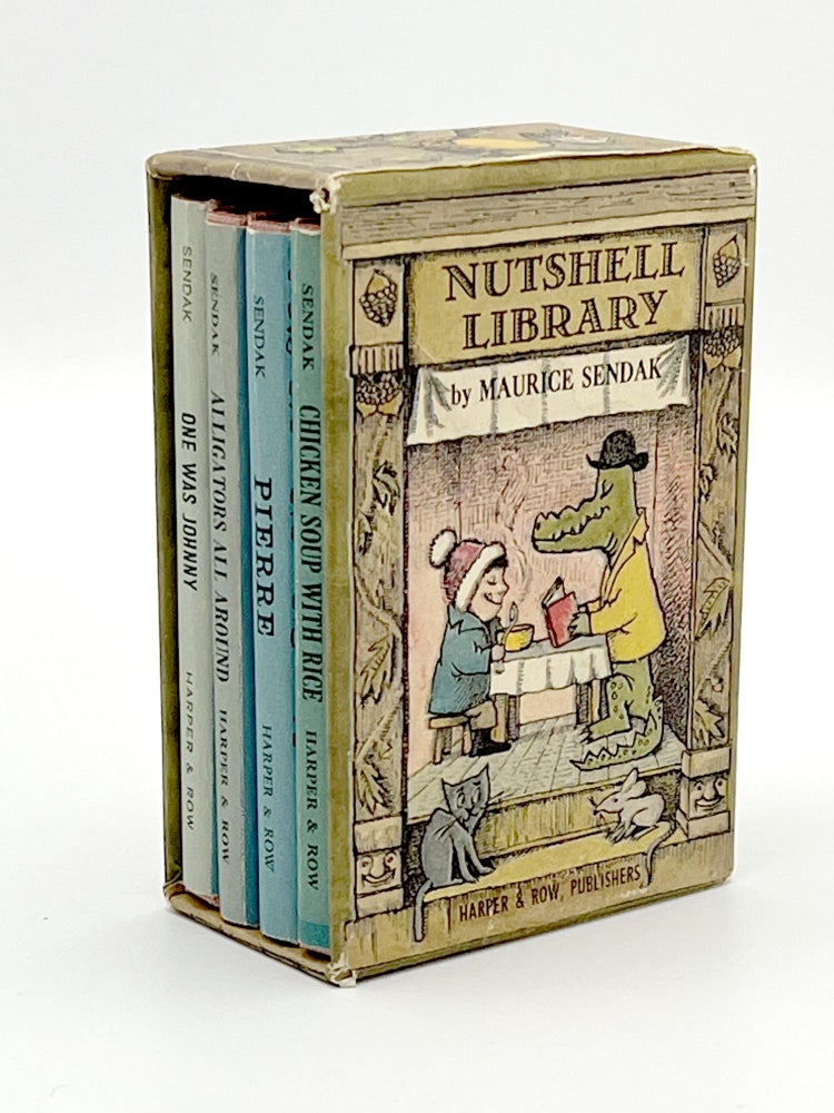 Item #408954 Nutshell Library [Comprising: Alligators All Around; Chicken Soup with Rice; One Was Johnny; and Pierre]. Maurice SENDAK.