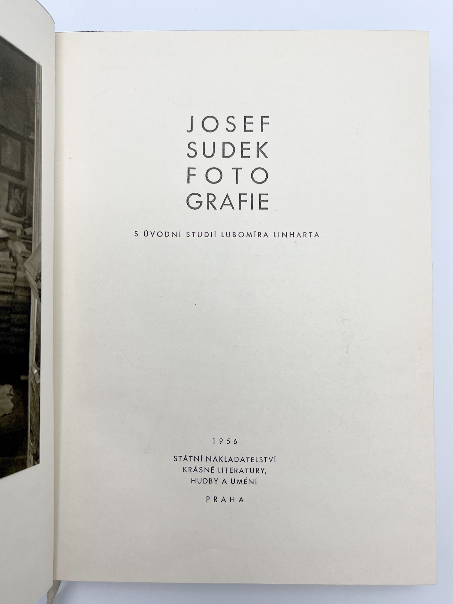 Josef Sudek Fotografie by Josef SUDEK on Riverrun Books & Manuscripts