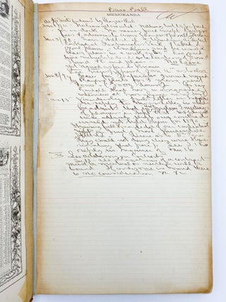Autograph manuscript journal signed, kept by Rogers during the year 1890 – the year of the Player's League – primarily dealing with the business of baseball and his ownership of the Phillies in particular