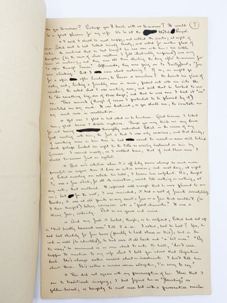 Autograph manuscript signed of the 'Seven Men' story "James Pethel"