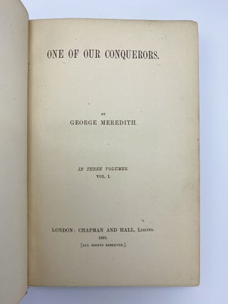 One of Our Conquerors