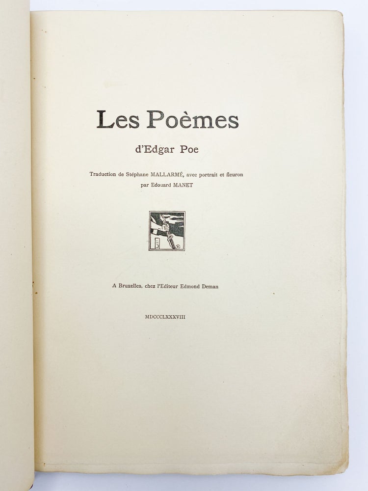 Item #409476 Les Poèmes. Edgar Allan POE, Stephane MALLARMÉ.