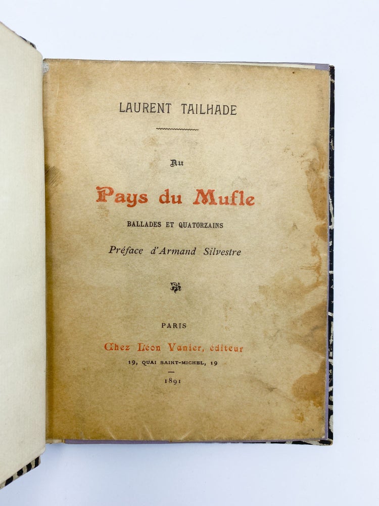 Item #409597 Au Pays du Mufle. Laurent TAILHADE.